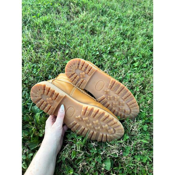 Men's Leather Mock-toe Boot Size 10 - Picture 7 of 8